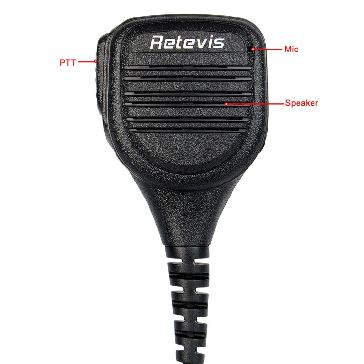 RETEVIS C9050A 建武雙針話咪揚聲器麥克風 適用於RT1/RT3/RT8/RT81