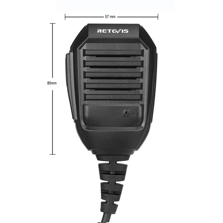 RETEVIS RS-113 建武雙針話咪揚聲器麥克風 適用於H777/UV5R/RT21/RT1/RT3