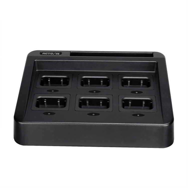 RETEVIS RTC29 多功能可換插槽六路充電器 適用於Retevis RT29