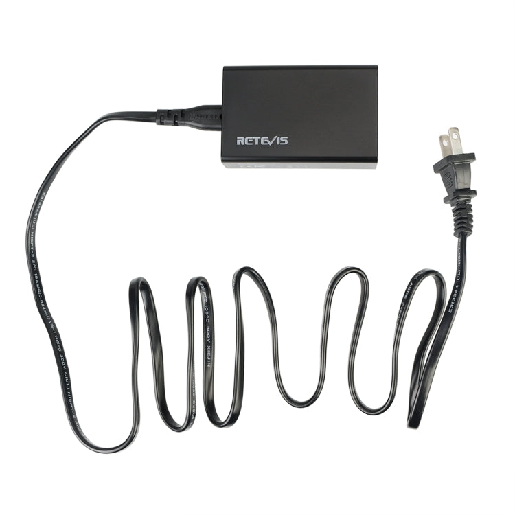 RETEVIS RTC501 40W / 8A 5口USB桌面充電器 適用於H-777/RT27/RT7/RT22/H-777S