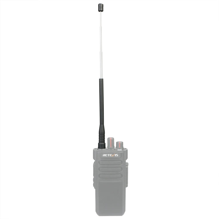 RETEVIS HA01 136-174+400-470MHz SMA-F母頭 雙段手持式拉杆天線 適用於H777/RT5R/RT29