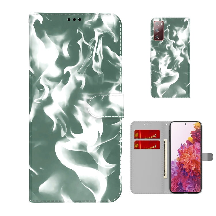適用於三星 Galaxy S20 FE 雲霧圖案左右開皮套 帶支架&卡槽&錢包