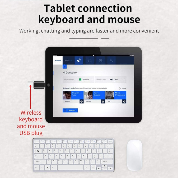 XQ-ZH001 USB母頭轉8 Pin公頭 OTG適配器