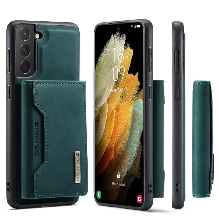 DG.MING M2系列 三折卡包底殼 帶支架功能, For Samsung Galaxy A12 5G, For Samsung Galaxy A21s, For Samsung Galaxy A22 5G, For Samsung Galaxy S21, For Samsung Galaxy S21 FE, For Samsung Galaxy S21+