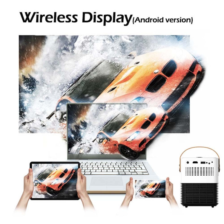 WEJOY L7 854x480P 100 ANSI流明 LED智能高清投影儀 帶電池版，安卓6.0, 1G+8G