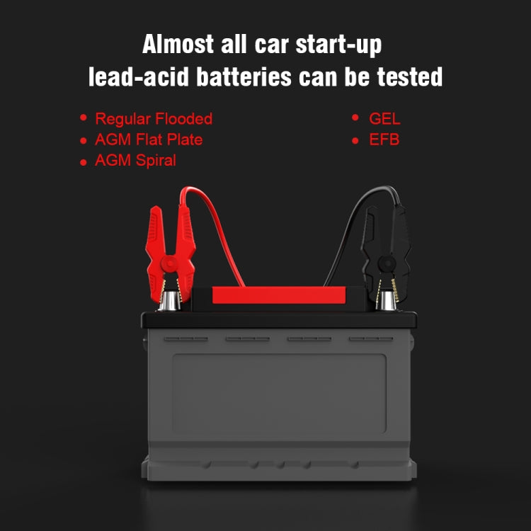 KONNWEI KW710 汽車3.2寸6V-24V鉛酸電池檢測儀 支持13國語言