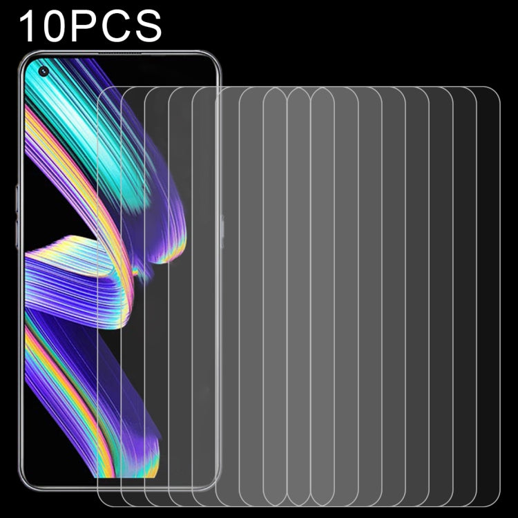 適用於OPPO Realme GT Neo / GT Neo Flash / GT Neo 2T 10個一賣 0.26mm 9H 2.5D 半屏鋼化玻璃保護膜