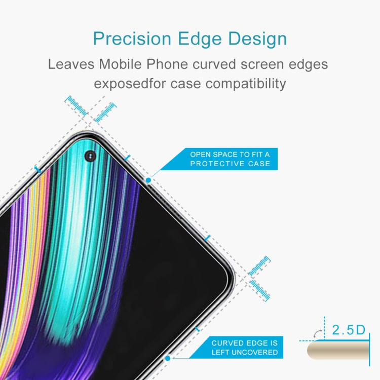適用於OPPO Realme GT Neo / GT Neo Flash / GT Neo 2T 10個一賣 0.26mm 9H 2.5D 半屏鋼化玻璃保護膜