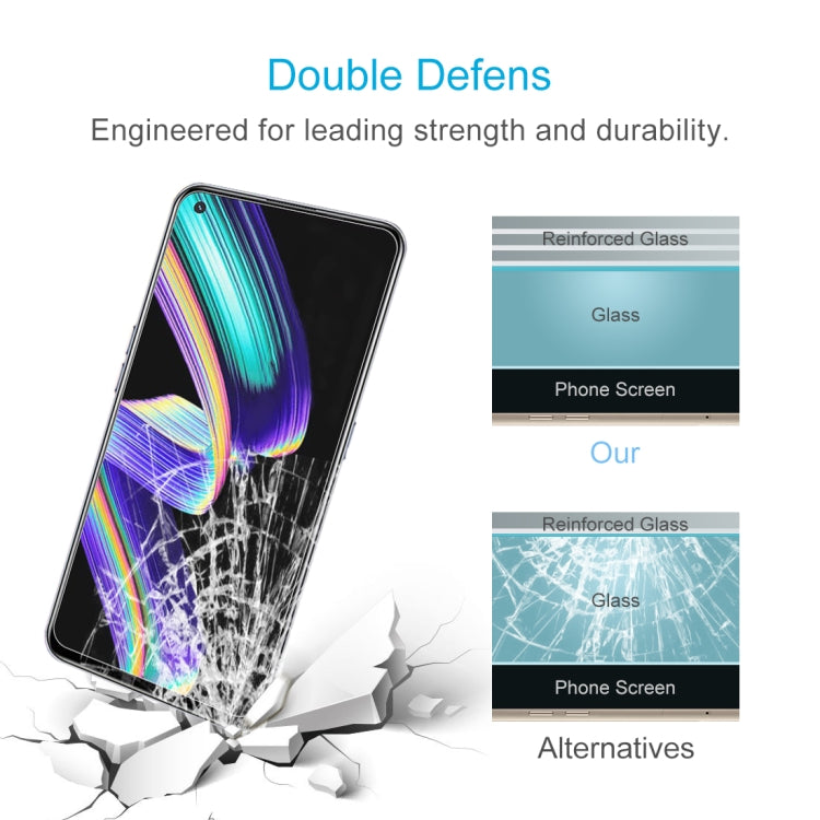 適用於OPPO Realme GT Neo / GT Neo Flash / GT Neo 2T 10個一賣 0.26mm 9H 2.5D 半屏鋼化玻璃保護膜