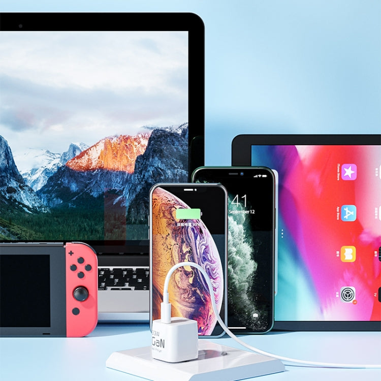 WK WP-U133 GaN 33W 方糖氮化鎵充電器帶USB轉Type-C數據線, 中規