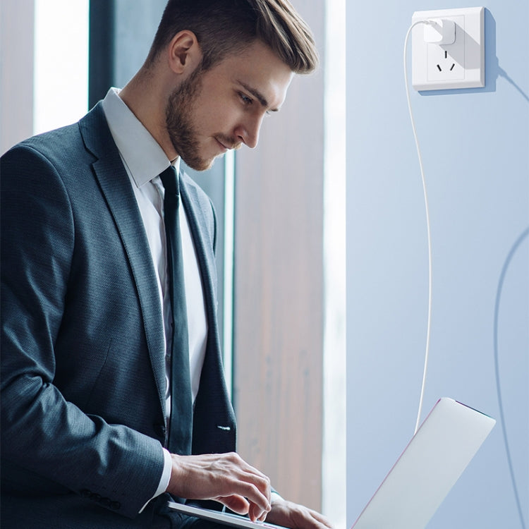 WK WP-U133 GaN 33W 方糖氮化鎵充電器帶USB轉Type-C數據線, 中規