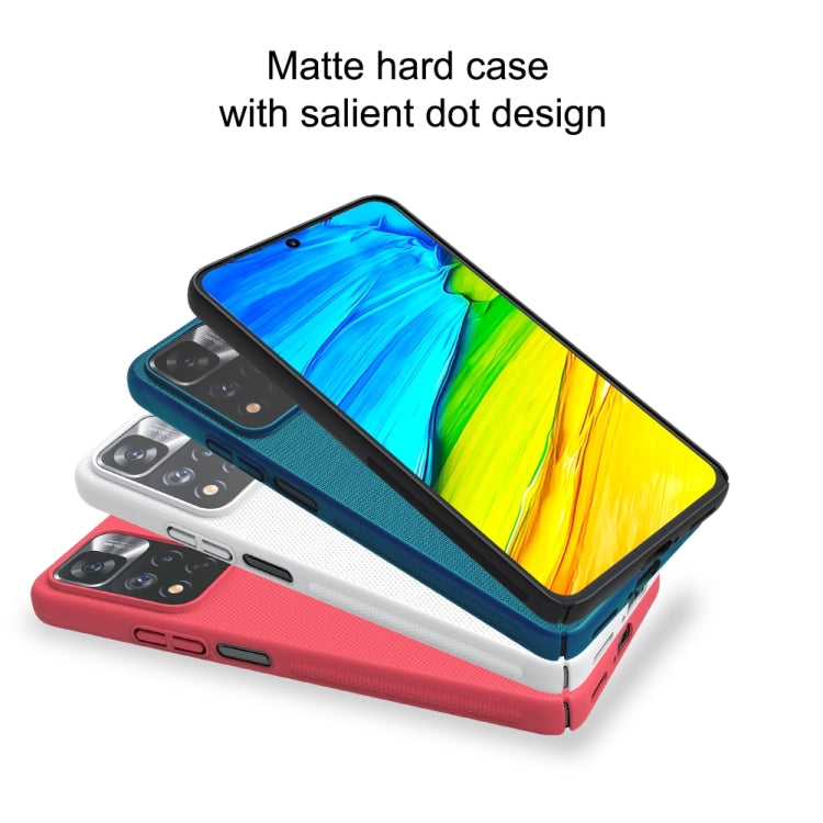 適用於 小米紅米Note 11 Pro國際版/11 Pro 5G國際版/11 Pro+ 5G印度版/11E Pro 5G 耐爾金 磨砂護盾 防滑凸點紋PC手機殼