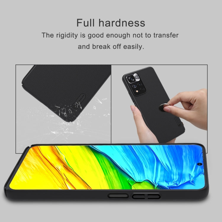 適用於 小米紅米Note 11 Pro國際版/11 Pro 5G國際版/11 Pro+ 5G印度版/11E Pro 5G 耐爾金 磨砂護盾 防滑凸點紋PC手機殼