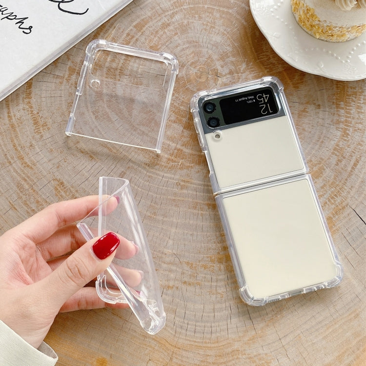 適用於三星 Galaxy Z Flip4 透明防摔TPU保護殼