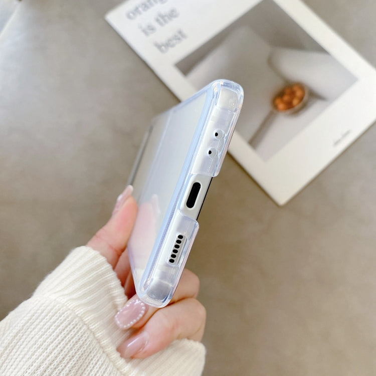 適用於三星 Galaxy Z Flip4 圓邊TPU摺疊手機殼