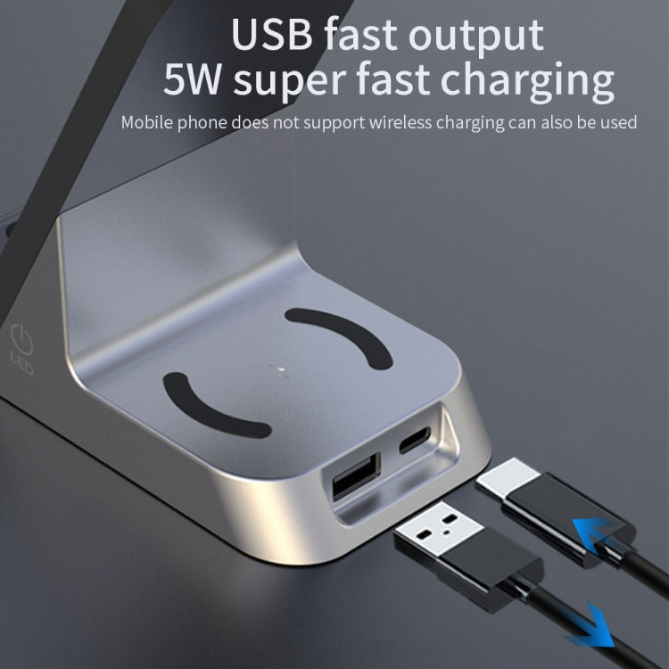 H36 6合一 15W 鬧鐘數顯Magsafe磁吸無線充電器 適用於手機/AirPods/iWatch