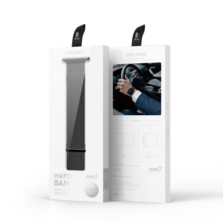 DUX DUCIS 米蘭款錶帶 適用於 Apple Watch Series, For Apple Watch Series 9&8&7 41mm / SE 3&SE 2&6&SE&5&4 40mm / 3&2&1 38mm, 8&7 45mm / SE 2&6&SE&5&4 44mm / 3&2&1 42mm, For Apple Watch Series 9&8&7 45mm / SE 3&SE 2&6&SE&5&4 44mm / 3&2&1 42mm                      ...