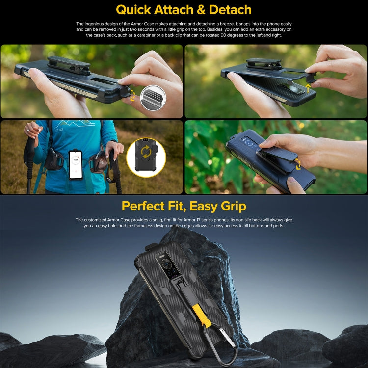 適用於歐樂風Ulefone Armor 17 Pro 背夾手機保護殼