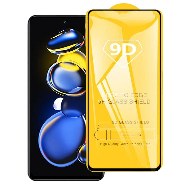 9D 絲印二強 全屏鋼化玻璃膜 適用於小米 紅米 Note 11T Pro/11T Pro+/11T Pro+ 阿童木限量版