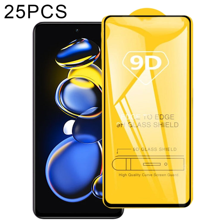 25個一賣 9D 絲印二強 全屏鋼化玻璃膜 適用於小米 紅米 Note 11T Pro/11T Pro+/11T Pro+ 阿童木限量版