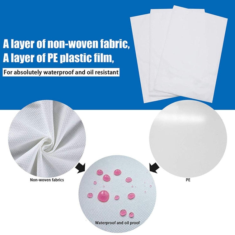 10個裝 白色防水100*200cm無孔 一次性無紡布加厚防油防水加大美容院按摩床單