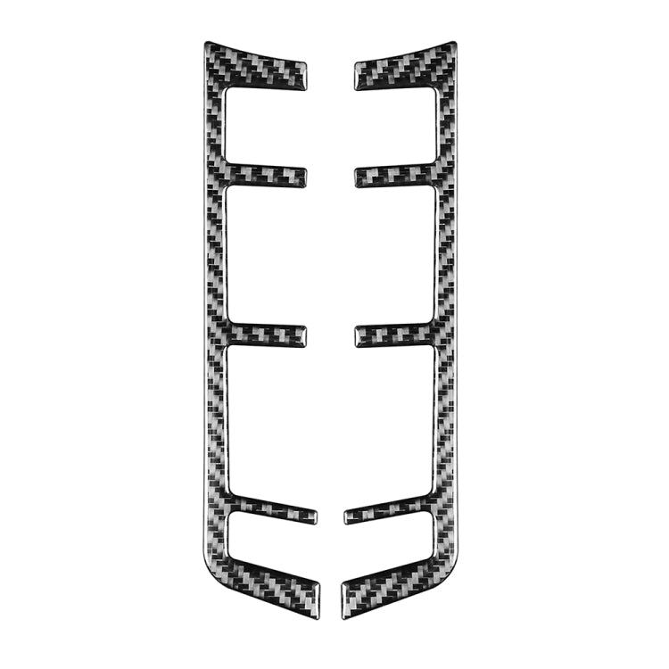 適用於保時捷帕拉梅拉 2010-2016 汽車碳纖維後排功能按鍵框裝飾貼紙 左右駕