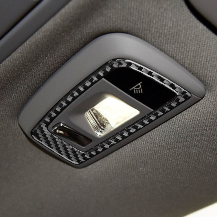 適用於保時捷帕拉梅拉 2010-2016 汽車碳纖維後排閱讀燈裝飾貼紙 左右駕