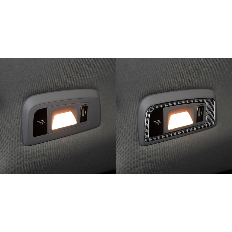 適用於保時捷帕拉梅拉 2010-2016 汽車碳纖維後排閱讀燈裝飾貼紙 左右駕