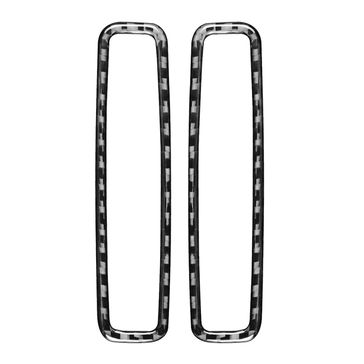 適用於保時捷帕拉梅拉 2010-2016 汽車碳纖維B柱出風口裝飾貼紙 左右駕