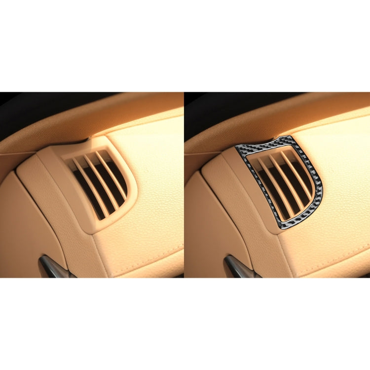 適用於保時捷帕拉梅拉 2010-2016 汽車碳纖維儀錶台出風口裝飾貼紙 左右駕