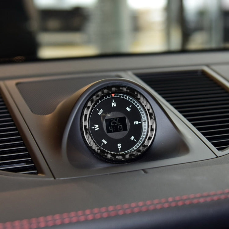 適用於保時捷帕拉梅拉 2010-2016 汽車碳纖維車速表裝飾貼紙 左右駕