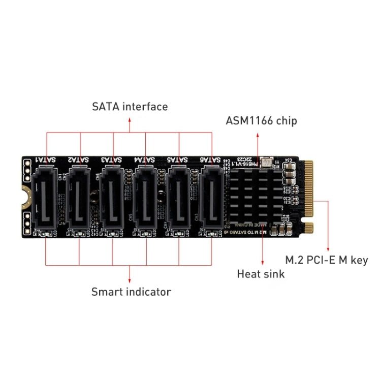 M2 M-EKY PCIE 3.0 轉 SATA 6G 適配器