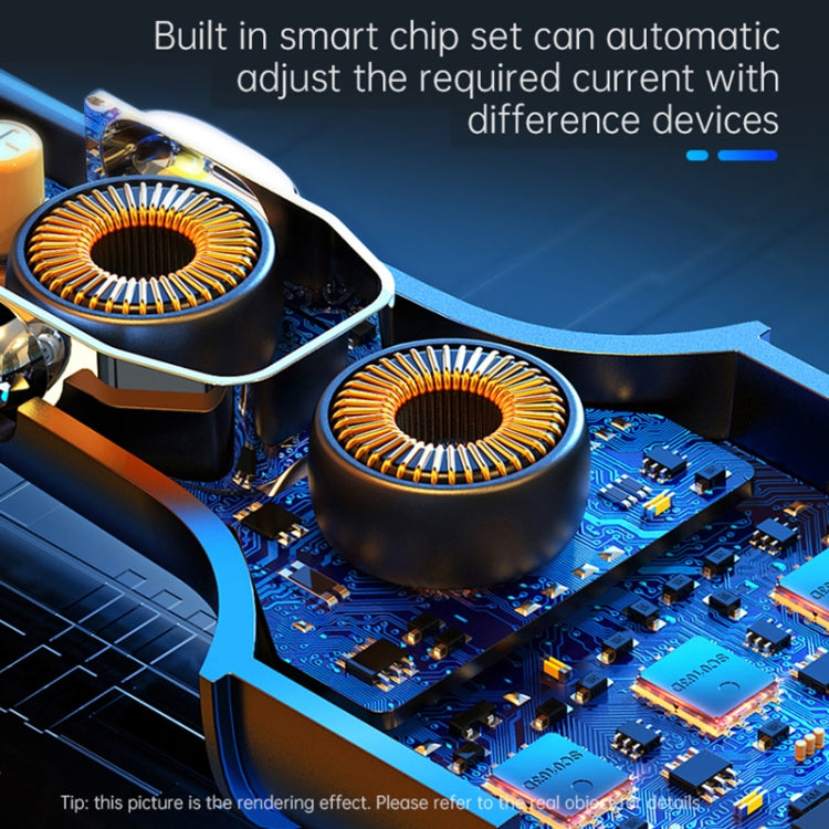 SC05 一拖六 65.5W PD/QC3.0快充拓展車載充電器