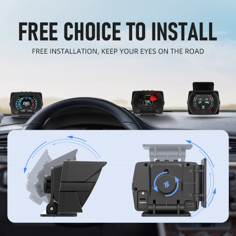 A450 OGM 汽車2.8英寸OBDII+ MEMS + GPS抬頭儀系統