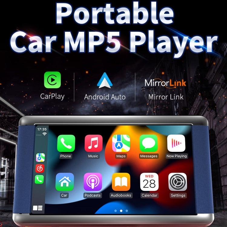B300C 7寸車載MP5播放器 Carplay手機互聯台式显示器