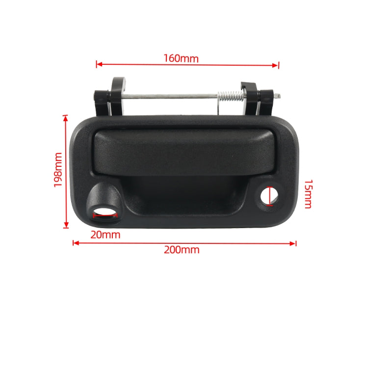 A7596-01 適用於福特F-150 / F-350 汽車尾門拉手帶攝像孔 8L3Z9943400AC