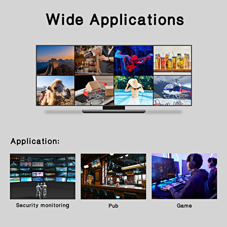 NK-818 HDMI 8x1八路畫面分割器，美規