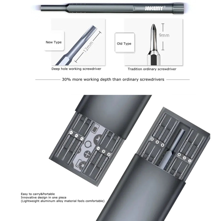 JAKEMY JM-8169 49合1專業精密袖珍便攜式 DIY 磁性螺絲刀
