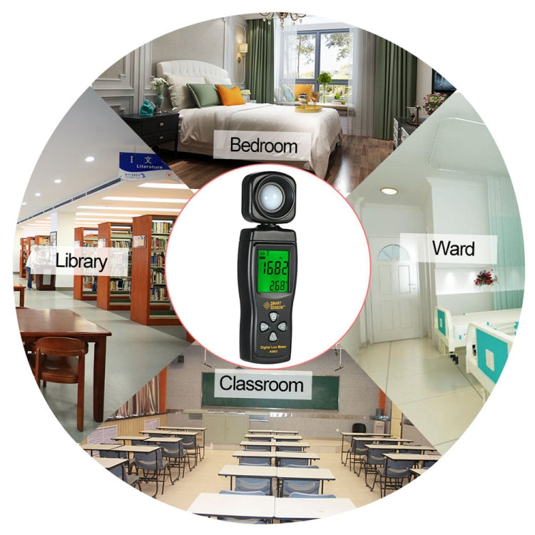 希瑪 AS803 手持式数字照度計