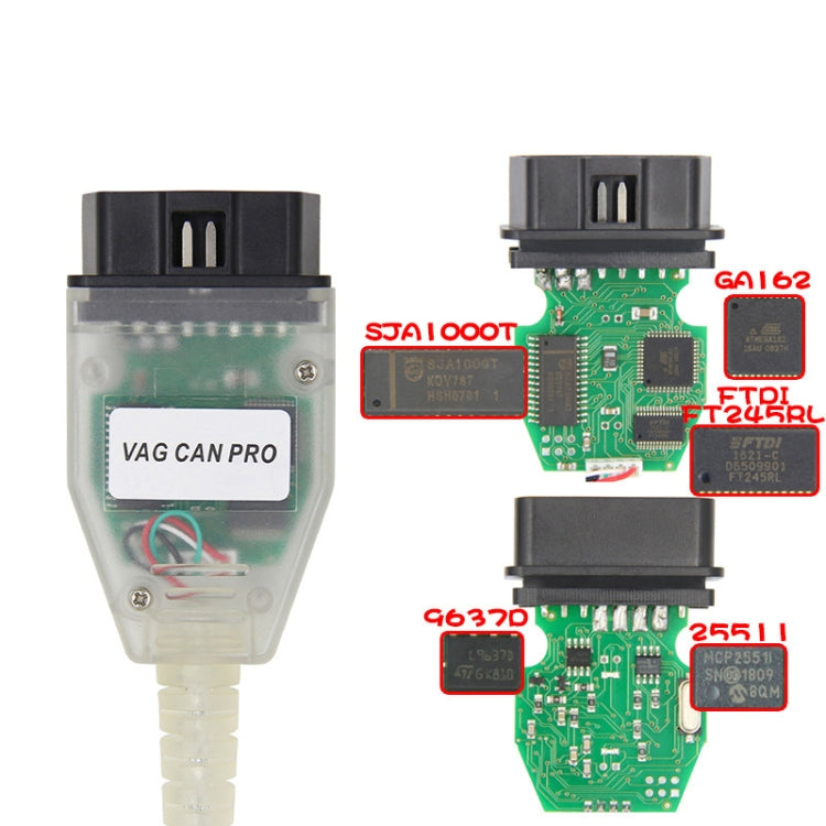 適用於大眾 / 奧迪 VCP CAN PRO診斷線 帶加密狗