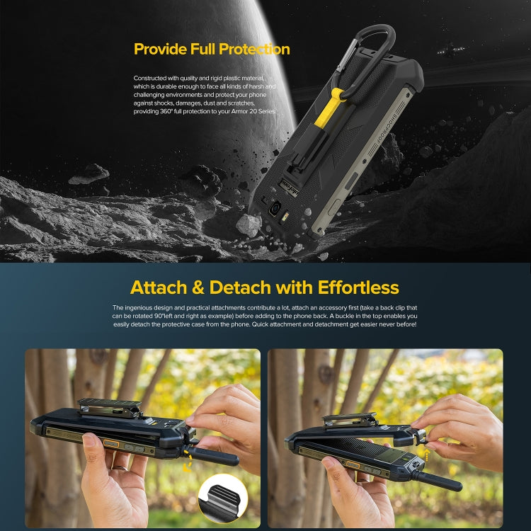 適用於Ulefone Armor 20WT Ulefone 背夾手機保護殼