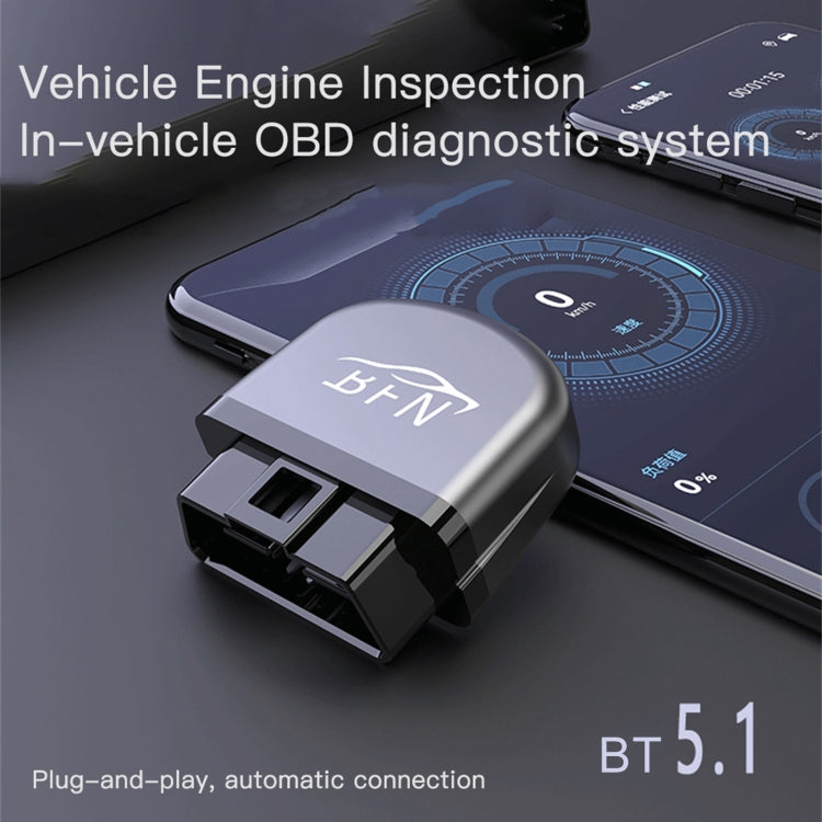 BFN 藍牙5.1汽車故障診斷儀 OBD2 發動機故障檢測儀 AD11手機版