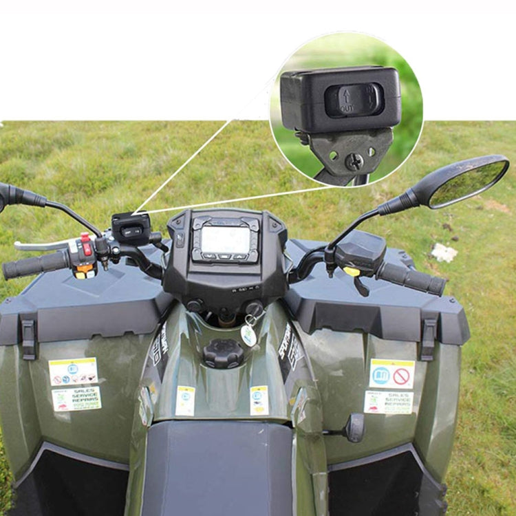 適用於 UTV / 皮卡車 / ATV 電動絞盤繼電器 帶絞盤搖臂 拇指開關