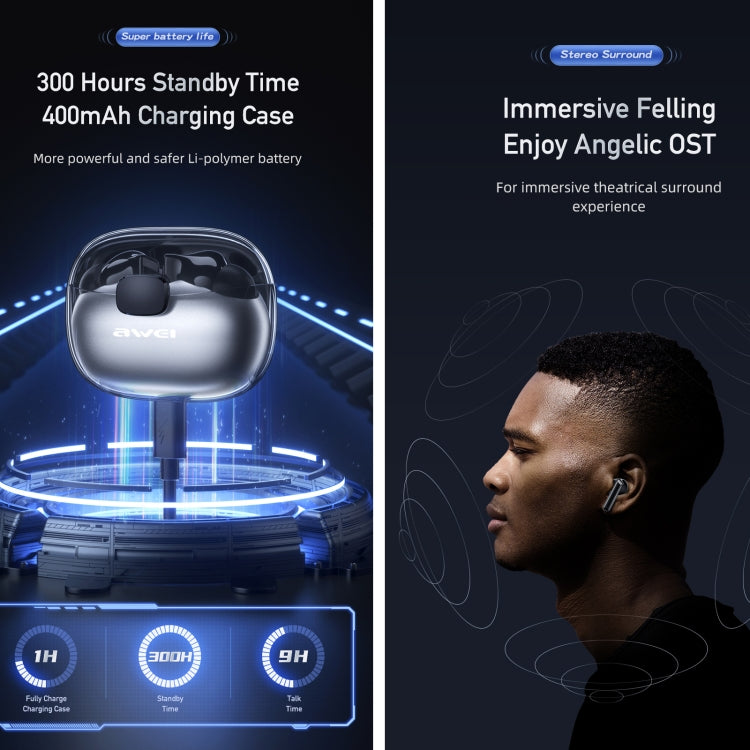 awei T52 無線遊戲藍牙耳塞, T52