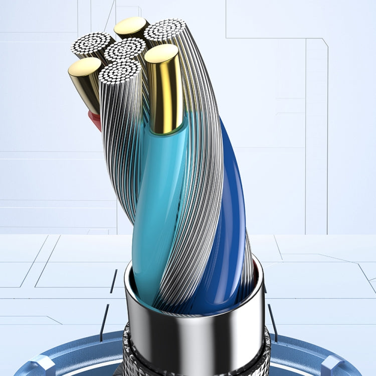 awei CL-129 4合1 USB轉Type-C轉8Pin轉Micro USB 多用途充電線, CL-129