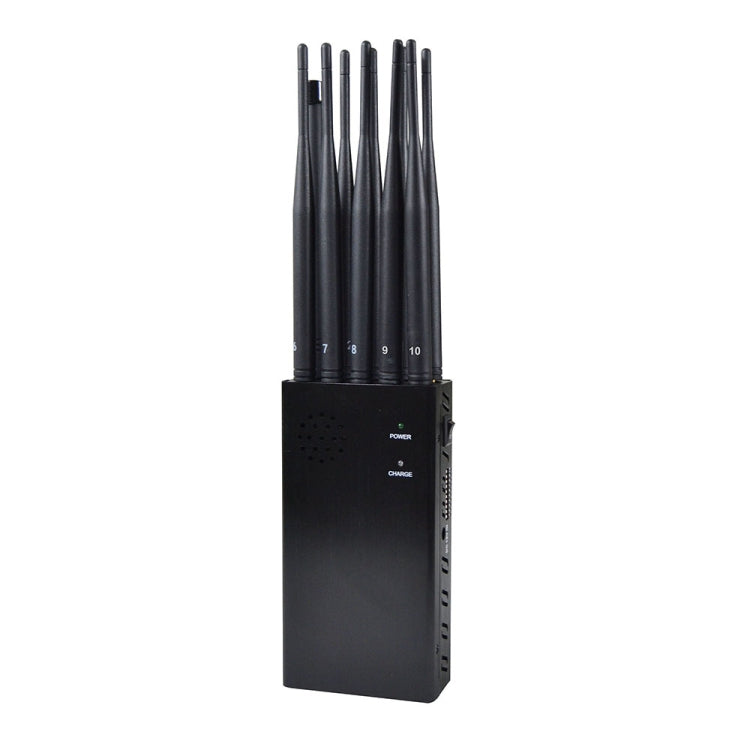 JAX-121A-10A 2G/3G/4G/WIFI/GPS/LOJACK 10天線移動信號干擾器