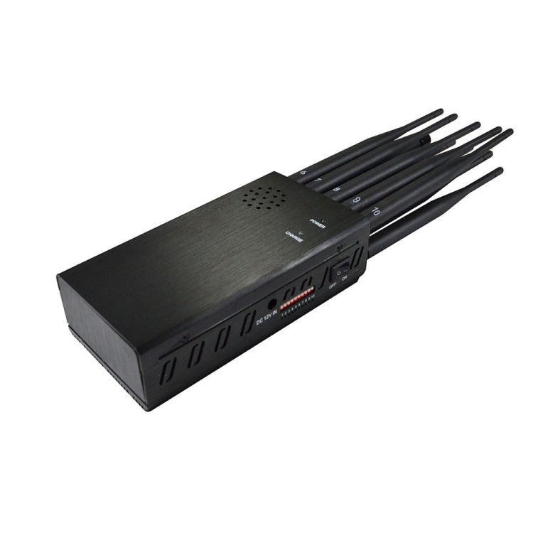 JAX-121A-10C 2G/3G/4G/WIFI/GPS/LOJACK 移動信號干擾器帶遙控功能
