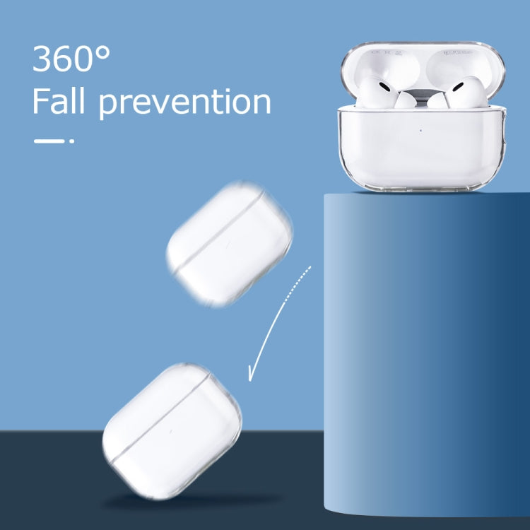 適用於 AirPods Pro 2 藍牙耳機透明PC保護套