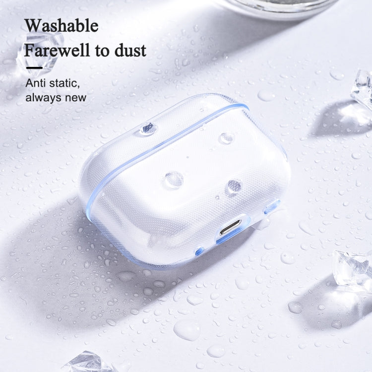 適用於 AirPods Pro 2 藍牙耳機透明TPU保護套