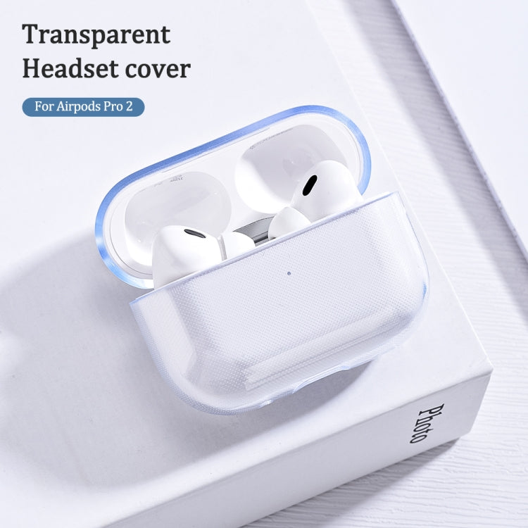 適用於 AirPods Pro 2 藍牙耳機透明TPU保護套